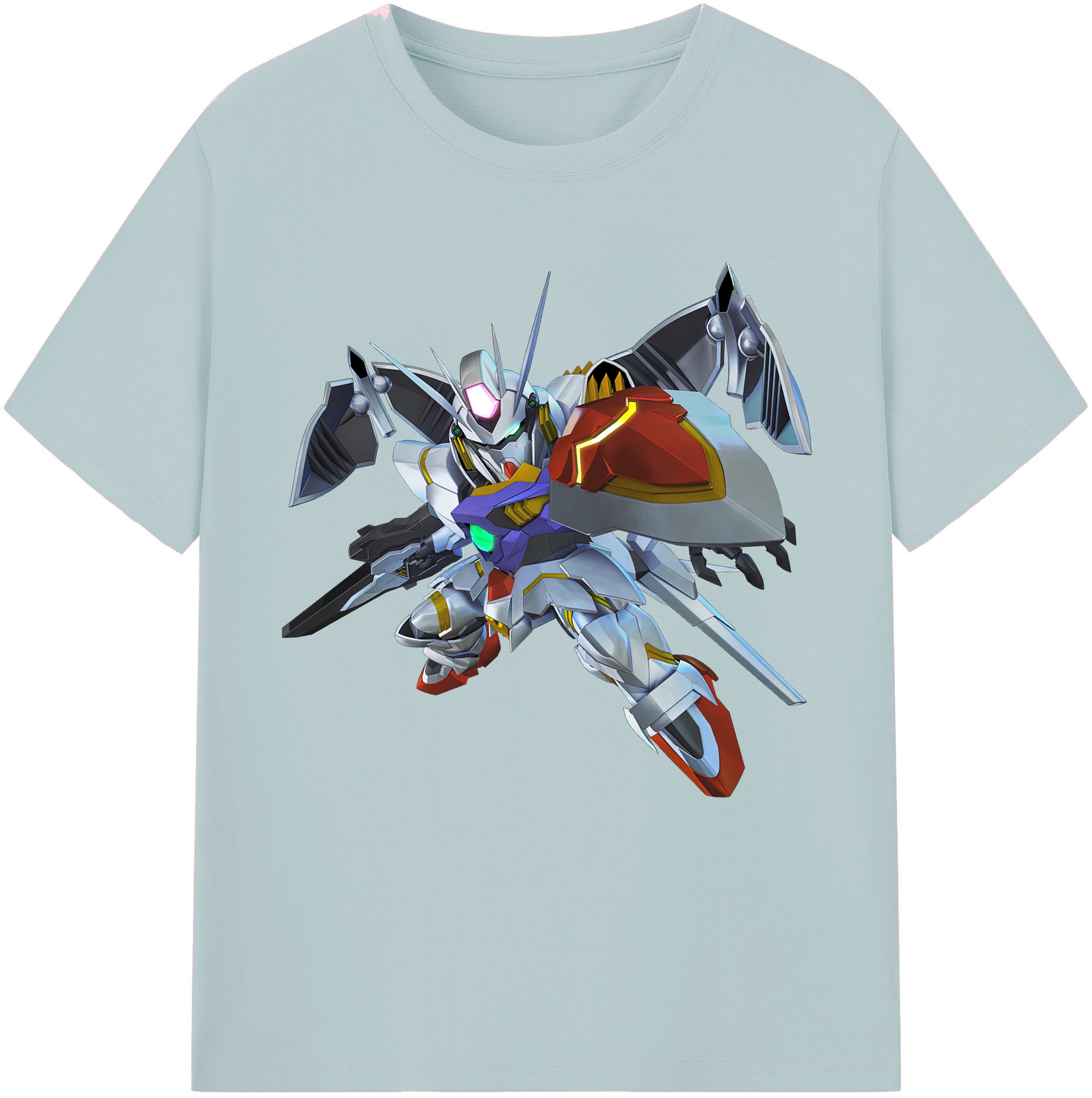 （画像用） 機動戦士ガンダム Mobile Suit Gundam 綿100％半袖Tシャツ（フロントプリント）